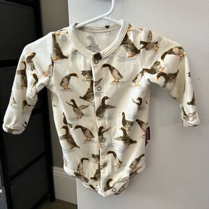 Milkbarn Duck Longsleeve Bodysuit, size 3-6 months